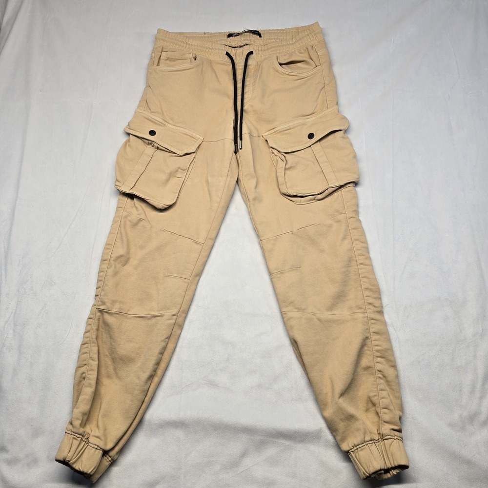 Bloomefield Jeans Company Cargo‎ Joggers Men Size Medium (30x30) Tan